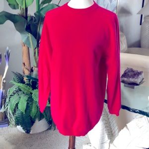 SZ M TUNIC SPORTSWEAR SYSTEMS PINK SWEATER